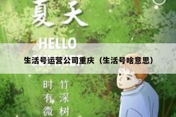 生活号运营公司重庆（生活号啥意思）