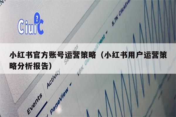 小红书官方账号运营策略（小红书用户运营策略分析报告）