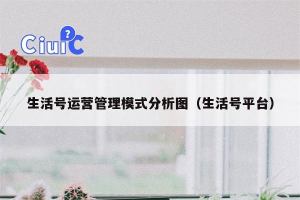 生活号运营管理模式分析图（生活号平台）