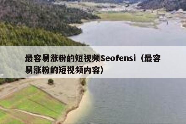 最容易涨粉的短视频Seofensi（最容易涨粉的短视频内容）